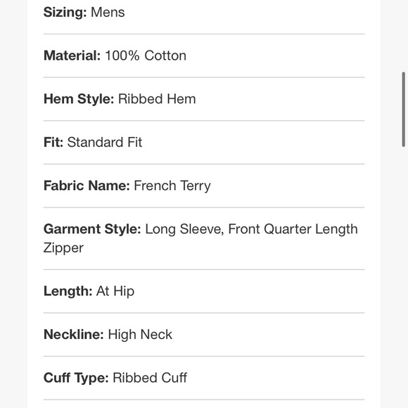 Goodfellow & Co. 1/4 Zip Sweatshirt - Picture 8 of 9